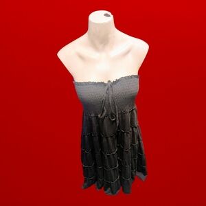 Women's Aspire Black Textured Dress